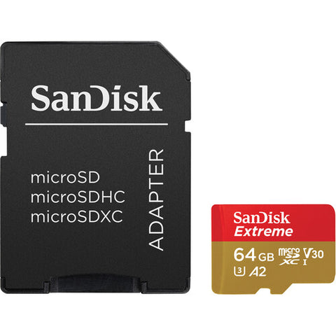 64 GB Micro SD W/ Adapter